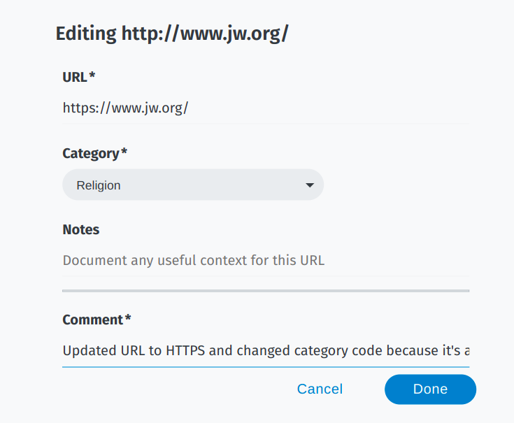 Test Lists Editor Test Lists Editor